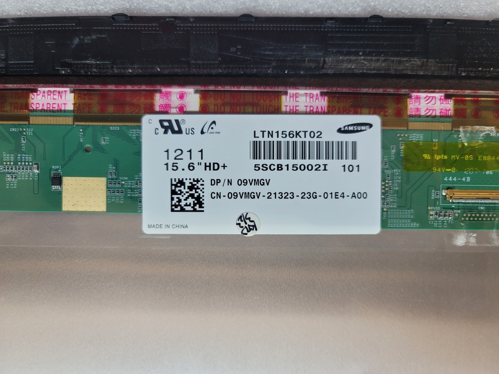 Dell E6520 Samsung 15.6″ 1600×900 HD 40pin Matte Laptop LCD Bezel LTN156KT02-101