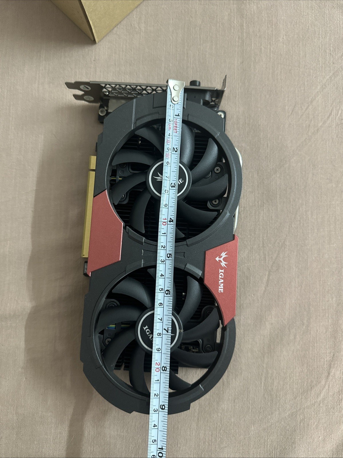IGAME GeForce GTX 1050 Ti X 4G 4BG DGGR5 Graphics Card with (Original box)