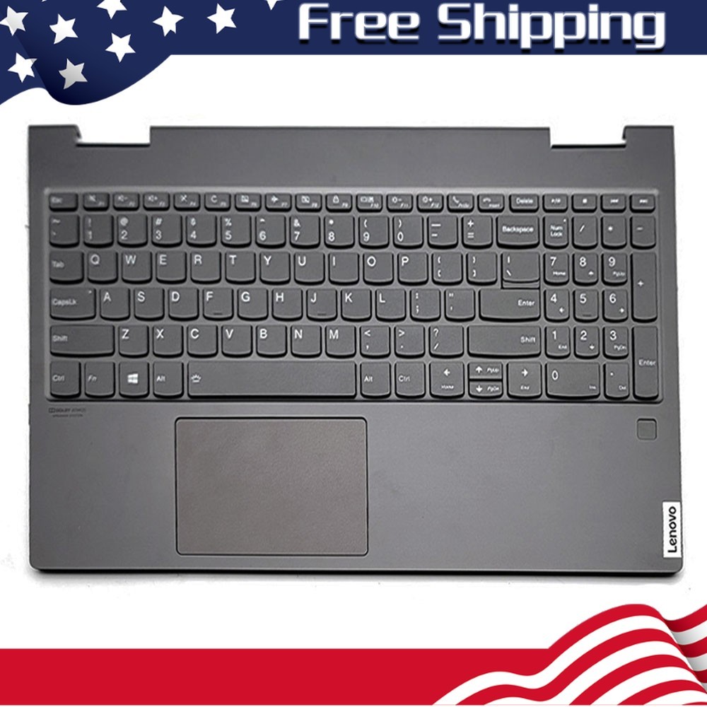 For Lenovo Yoga C740-15IML 81TD Palmrest Keyboard Backlit Touchpad 5CB0U43820 US
