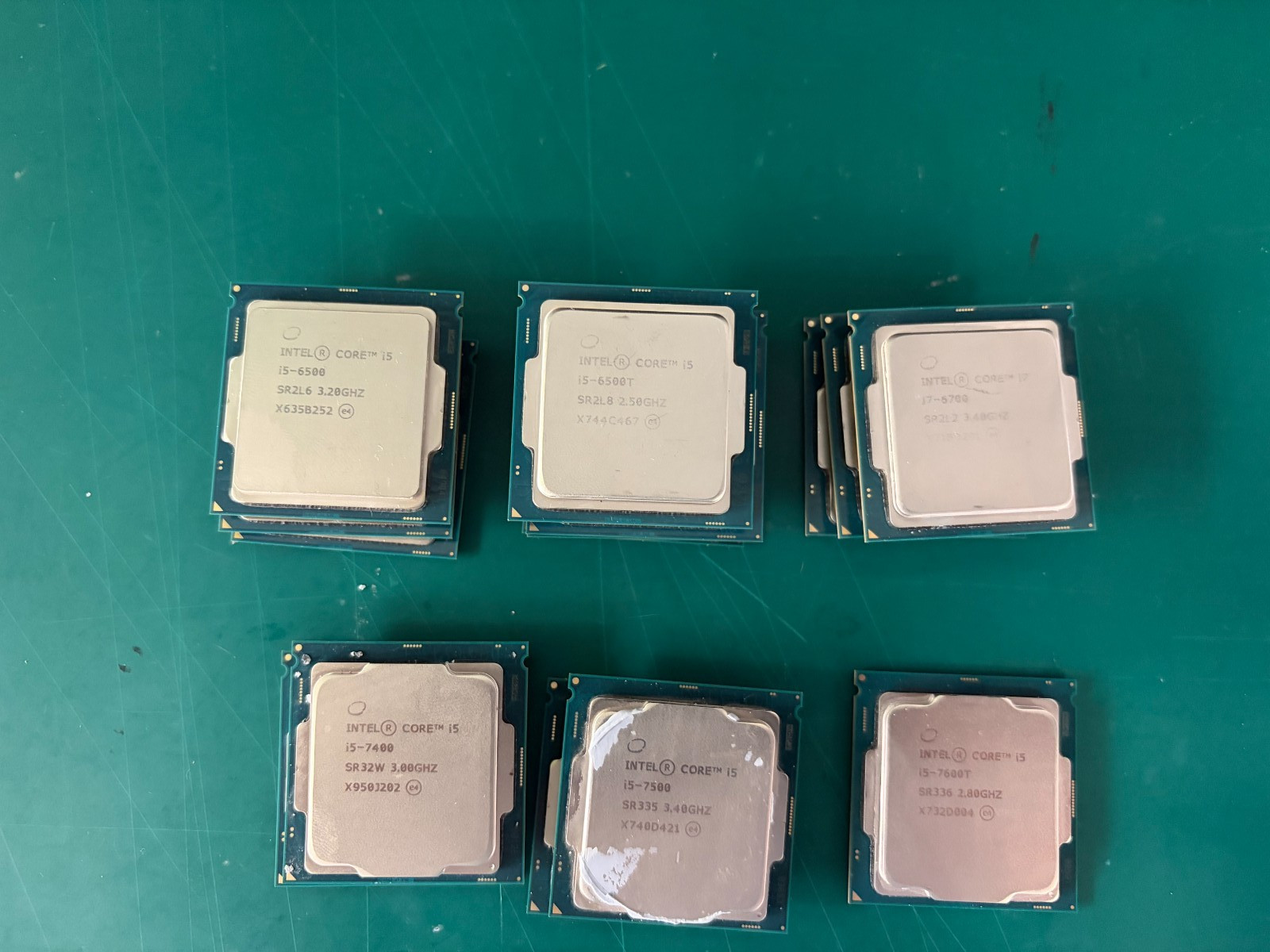 INTEL i5 and I7 CPU 6th and 7th Gen see description LOT OF 15