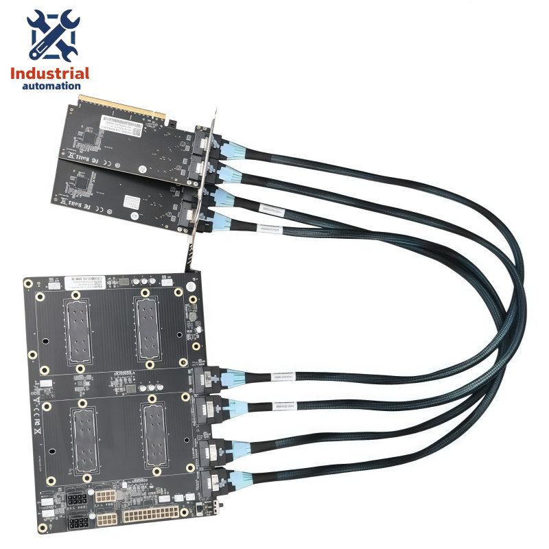 NVIDIA V100 SXM2 GPU Base Board Kit with PCIe Adapter & Cables for AI Server