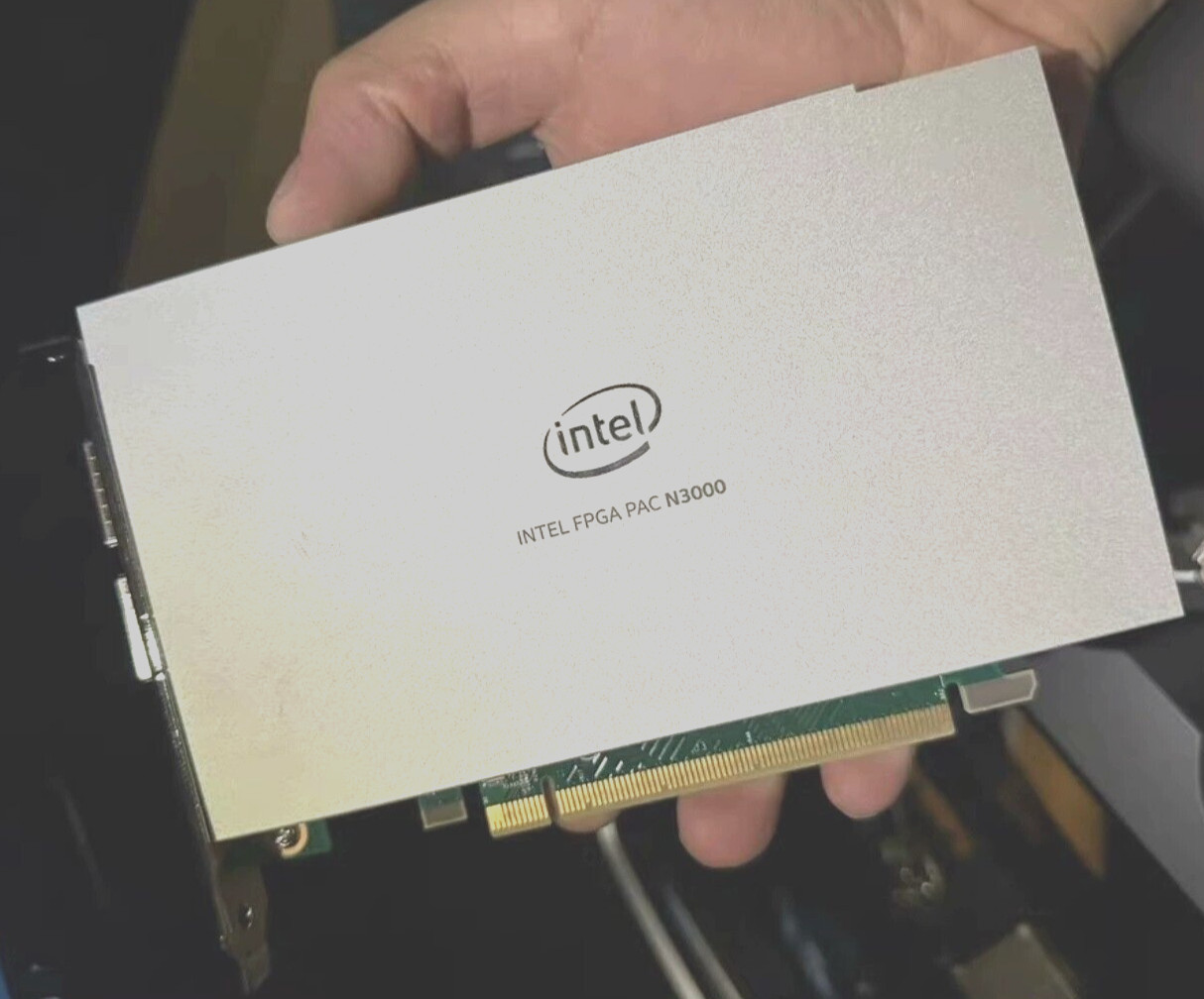 Intel FPGA PAC N3000 PCIe3.0 X16 Programmable Acceleration Network Card Tested