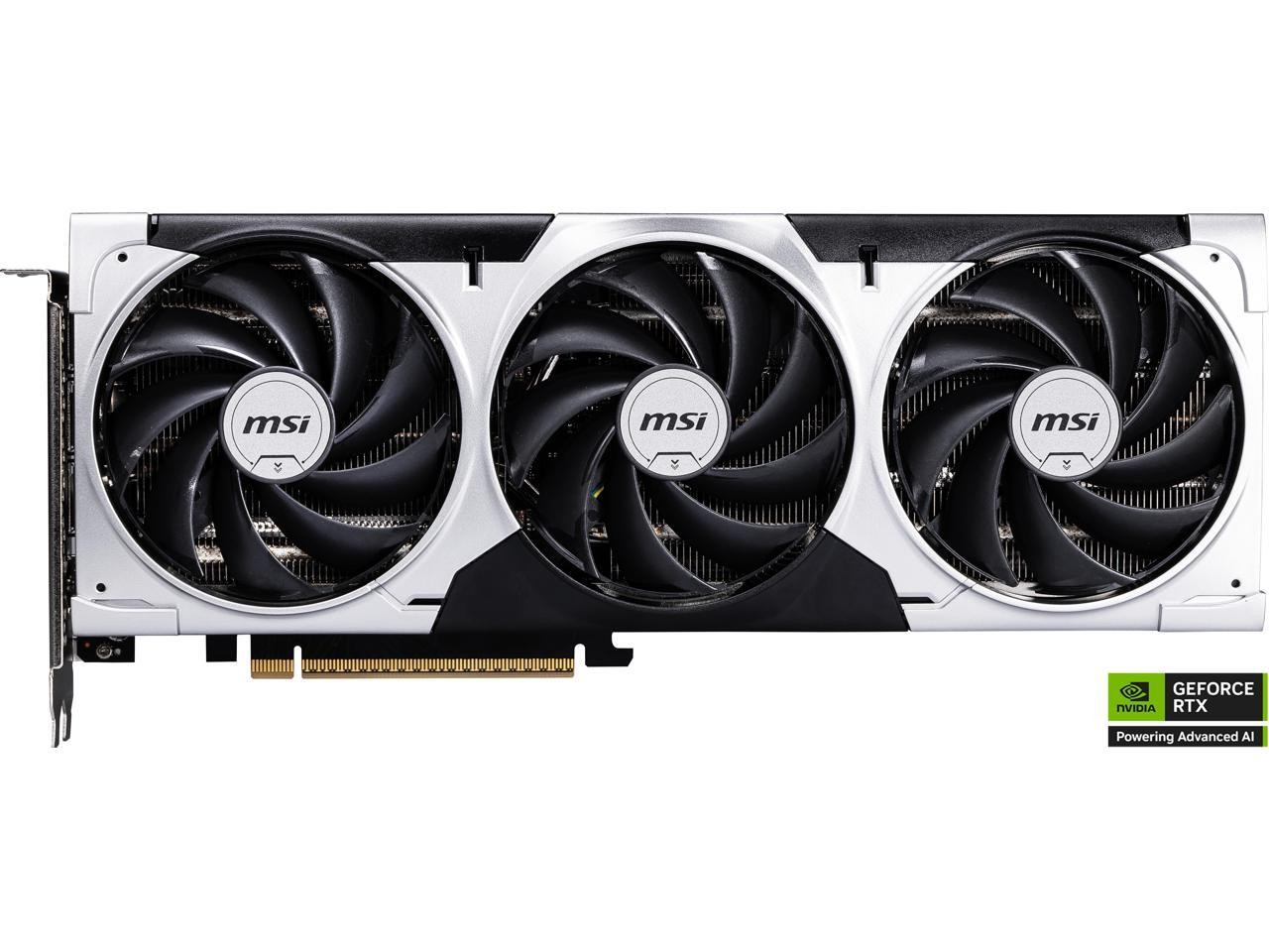 MSI Ventus GeForce RTX 5060 Ti 16GB GDDR7 PCI Express 5.0 x 16 (use x8) Graphics