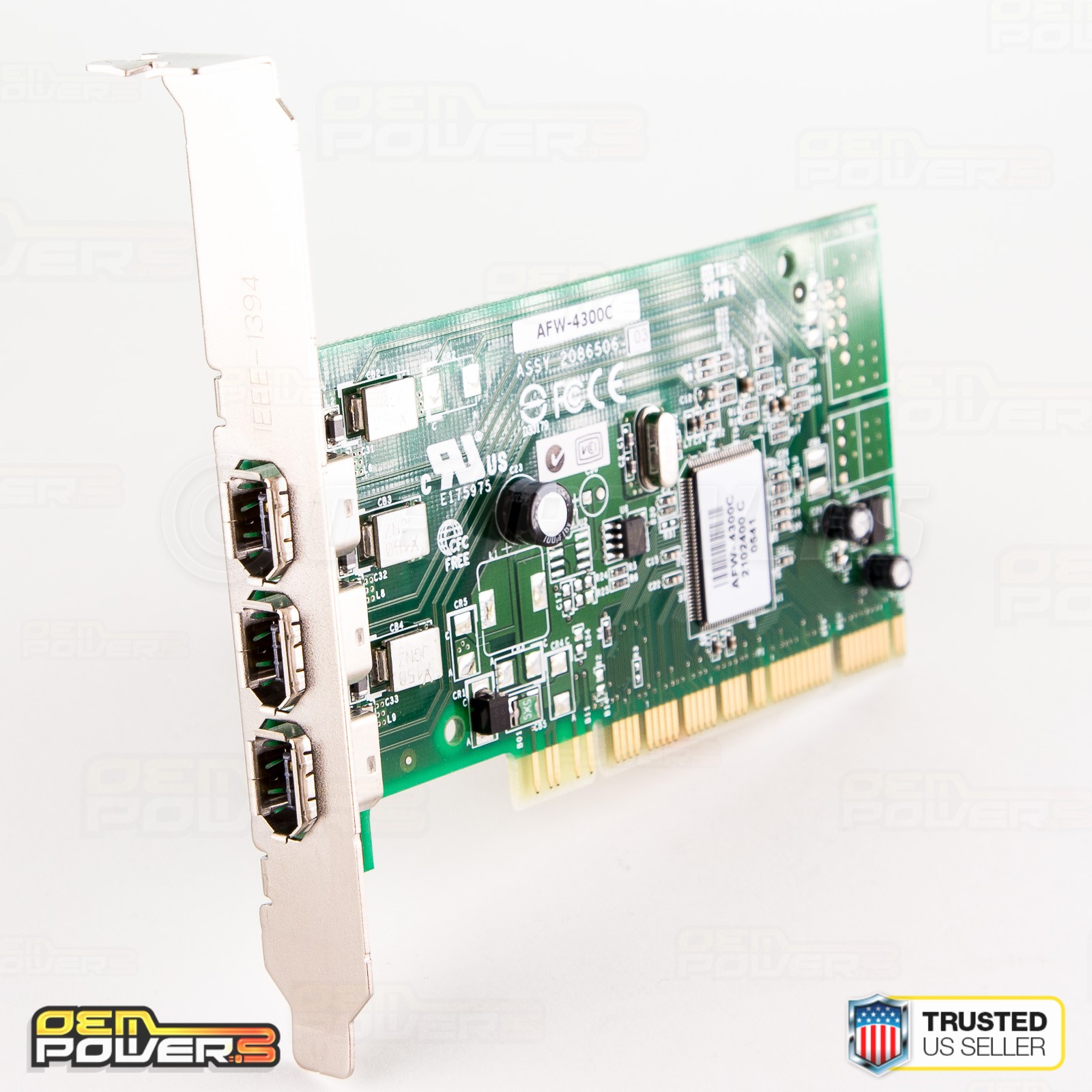 Adaptec AFW-4300C 3-Port FireWire IEEE 1394 Controller PCI Card DESKTOP PC NEW