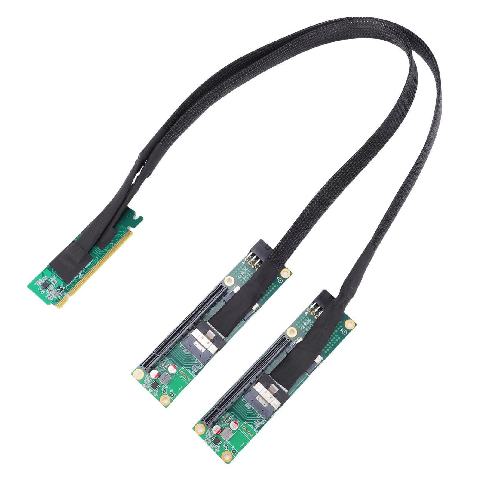 PCIe 4.0 X16 to SFF-8654 X2 Adapter Cable High Performance PCIe 4.0 to SFF-8654