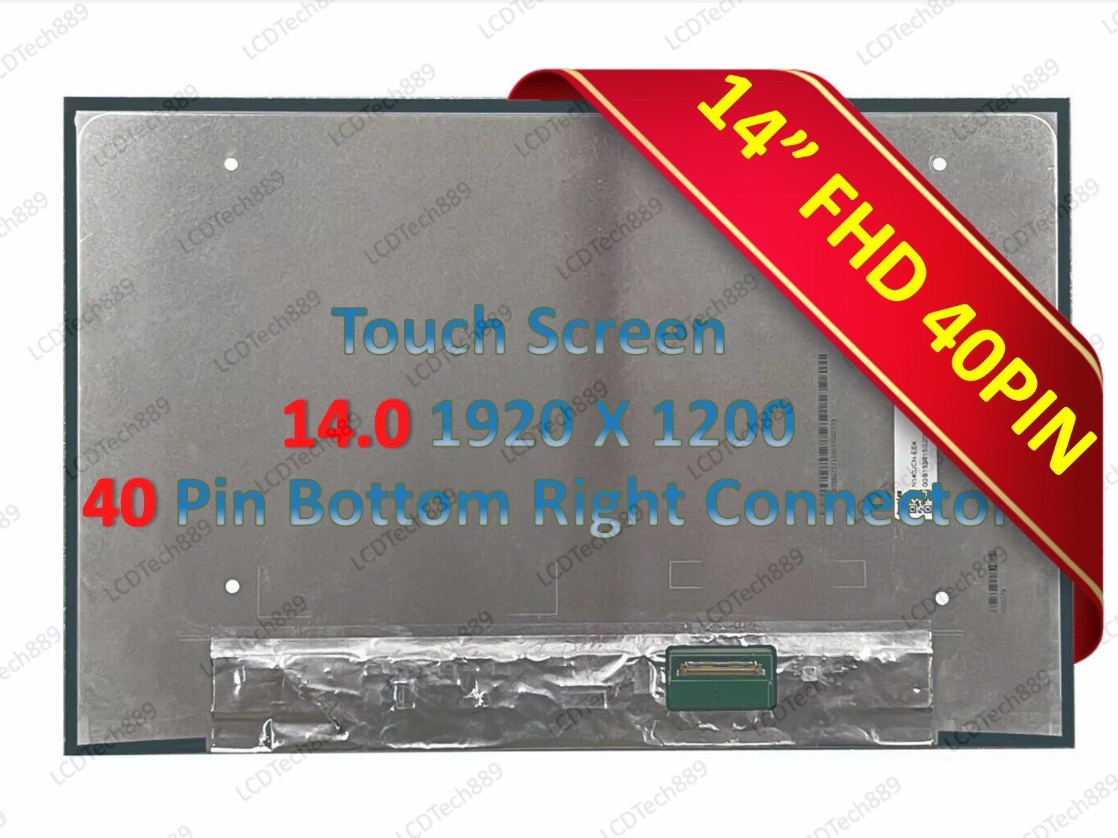 N140JCN-EEL Rev C1 1920×1200 Matte 40 Pin LCD Screen Panel SD10Z34937 5D10V82401