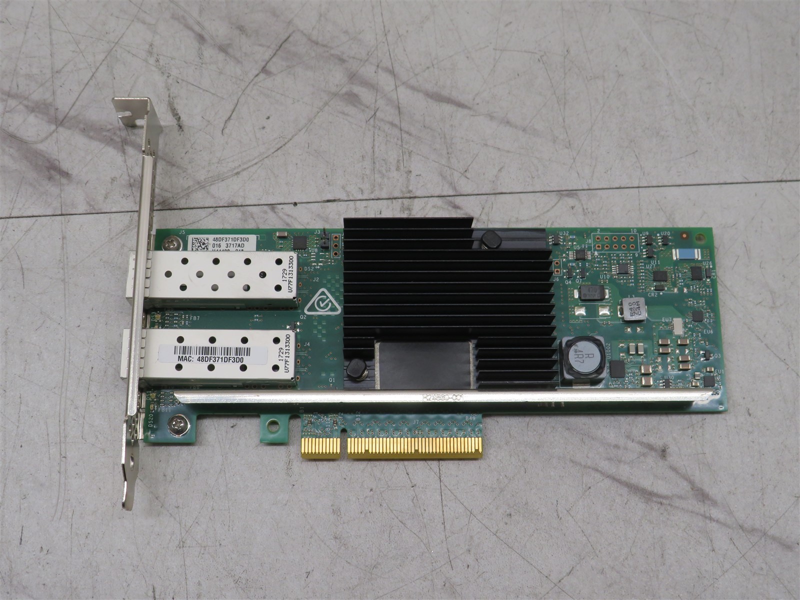 HPE 562SFP Dual-Port 10GbE SFP PCIe Network Adapter P/N: 790316-001 Tested