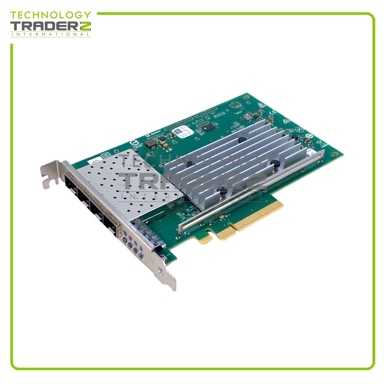 0HY9T Dell Quad-Ports SFP+ 10Gbps PCI-E Network Adapter 00HY9T W/ Bracket