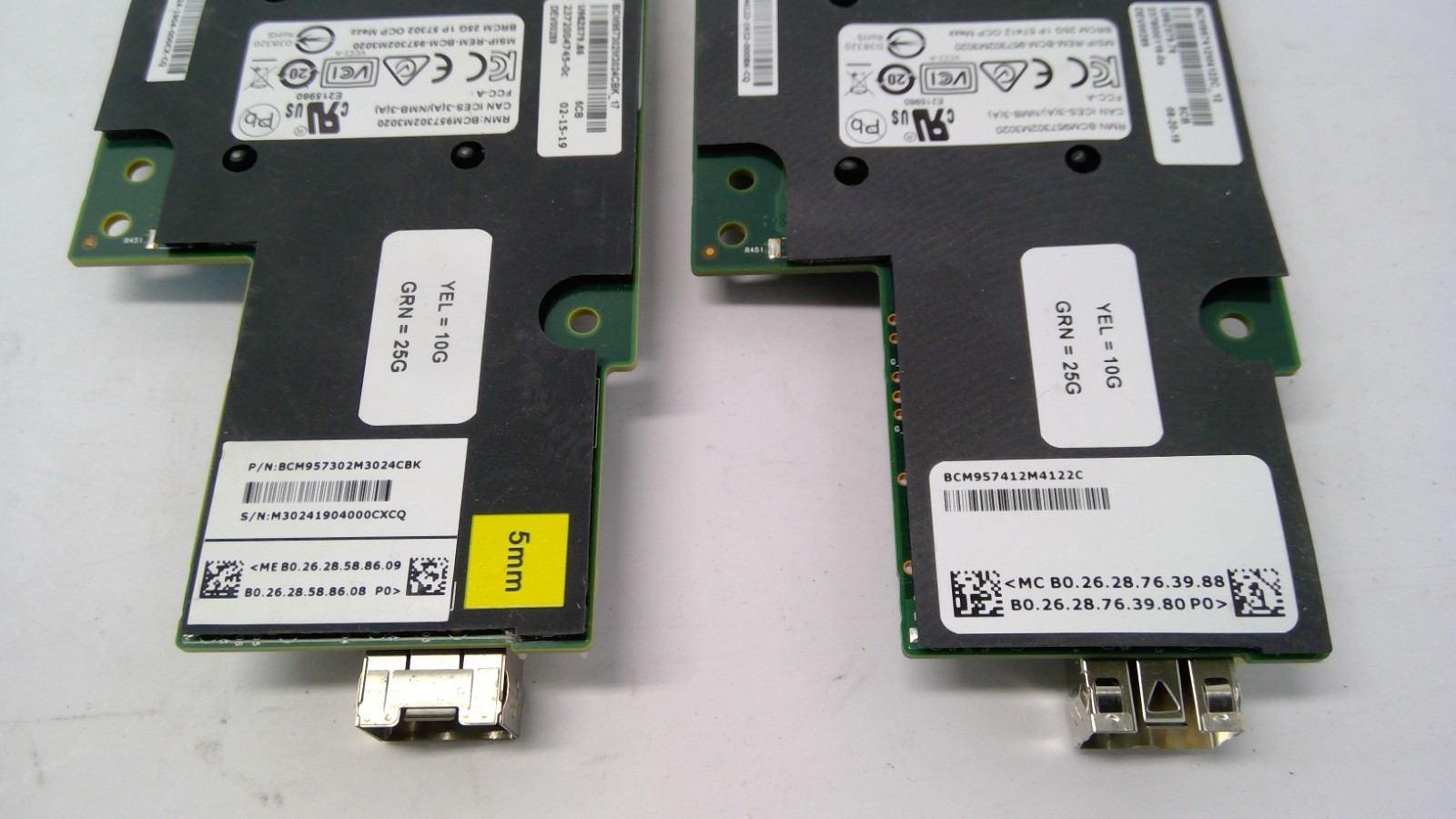 X5 Broadcom BCM957302M3024CBK 1-Port 25G SFP28 PCIe 3.0 x8 OCP 2.0 57302/57412