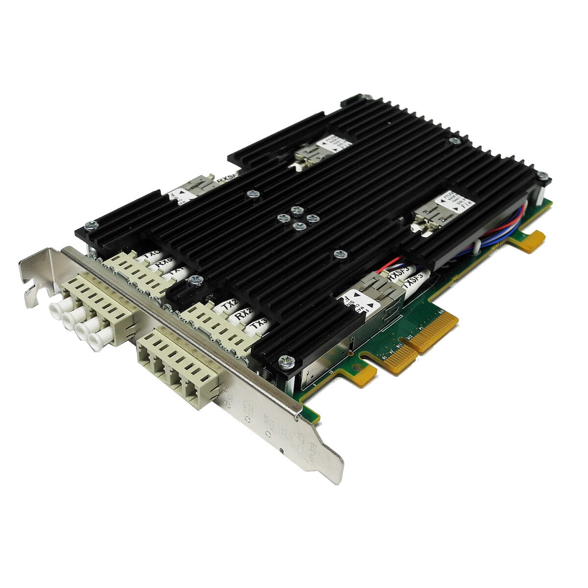 Riverbed NIC-1-001G-4SX-BP Quad Port 1GbE Fiber SX PCIe x4 Network Card