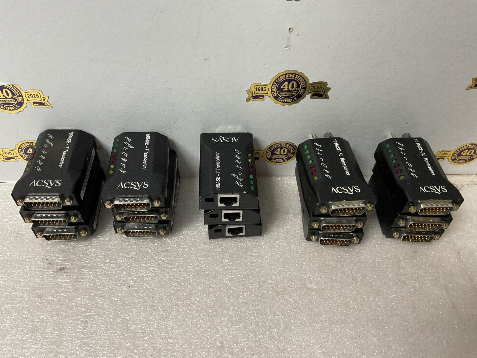 CONNECTWARE Lot 15 10BASE Transceiver -9- 98098-2 10BASE-T -6 98099-5 10BASE-FL
