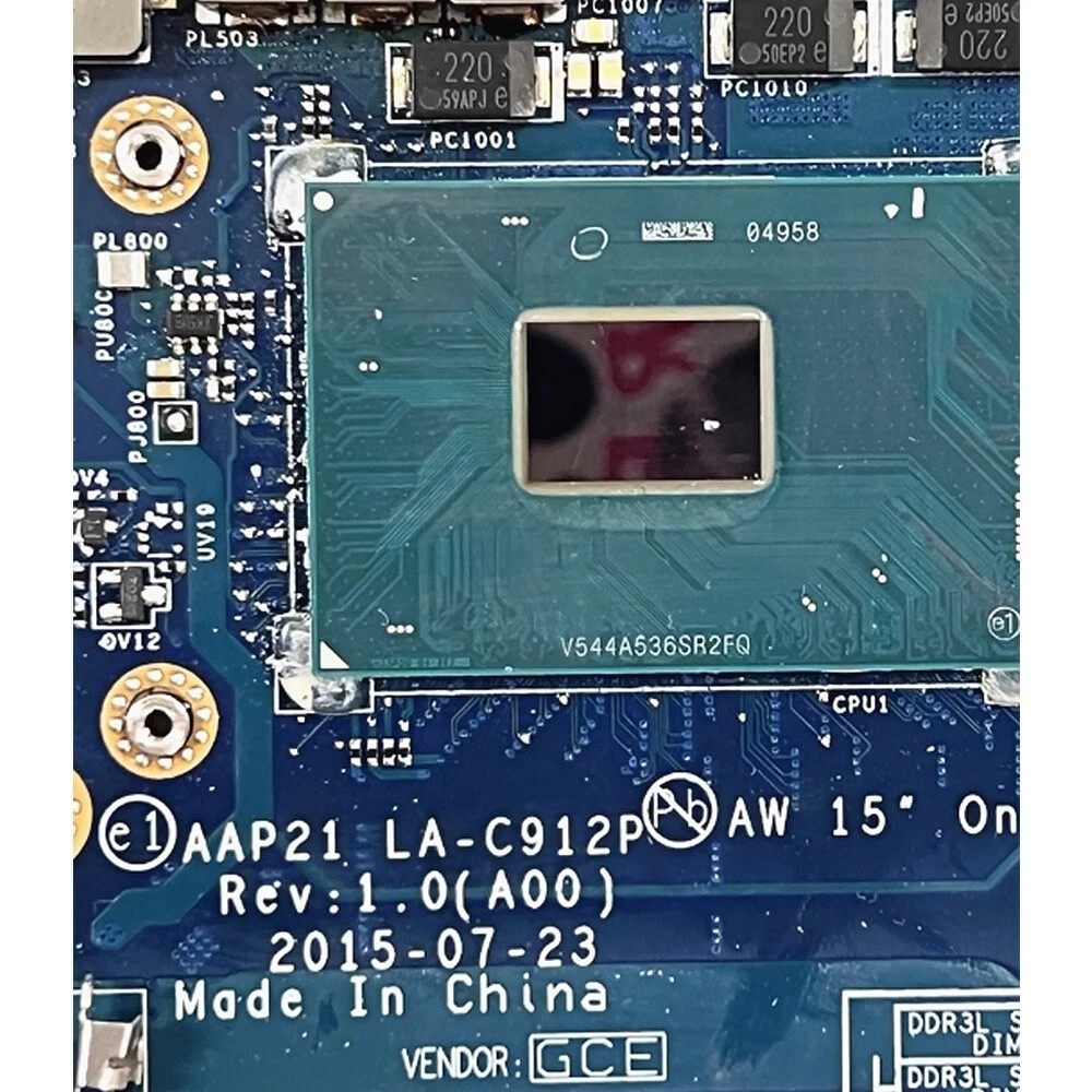 For Dell 15 R2 17 R3 Motherboard w/ I7-6700HQ CPU GTX970M GPU LA-C912P CN-0YHXY4