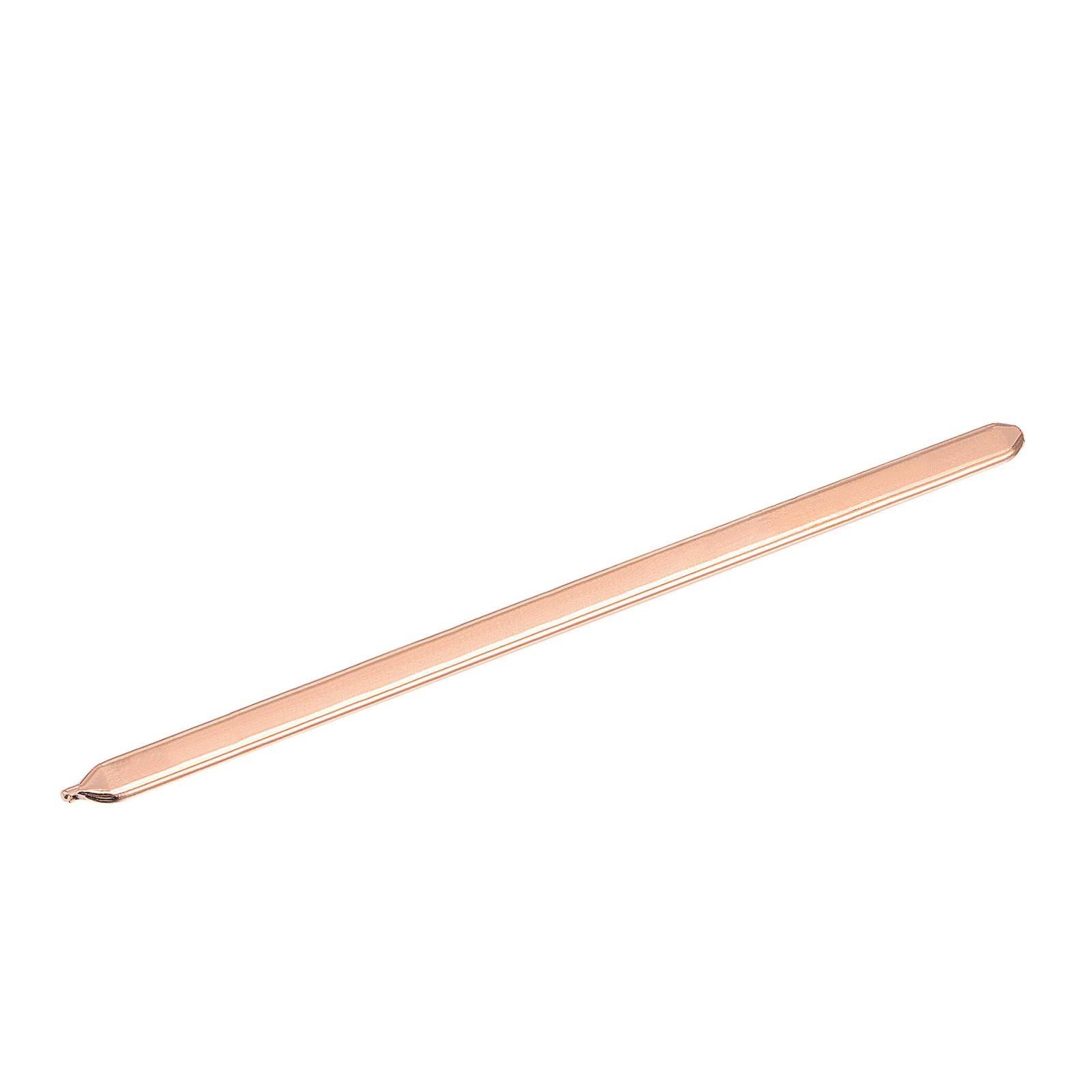 Copper Flat Heat Pipe for Cooling Laptop CPU GPU Heatsink 200mm x 8mm x 3mm