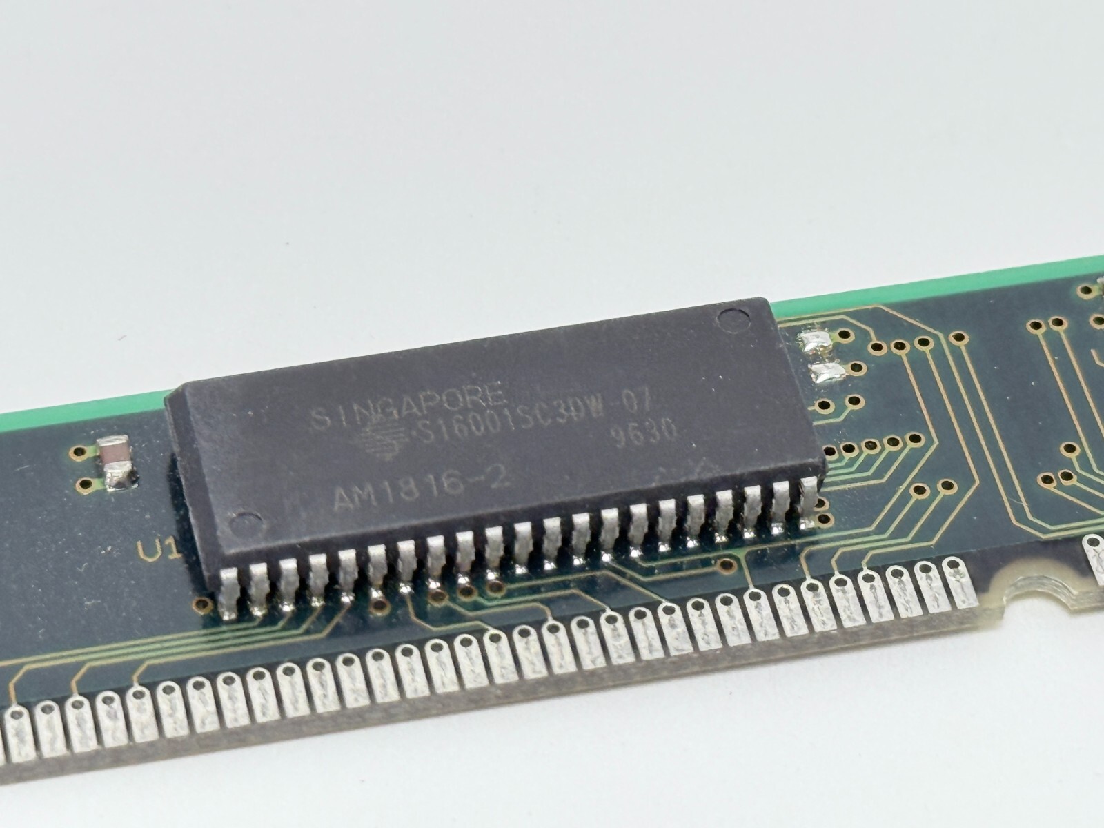 Vintage EPROM ROM Board w/ AM1816-2 & MHEC Gold Chip Arcade Dev Retro PCB