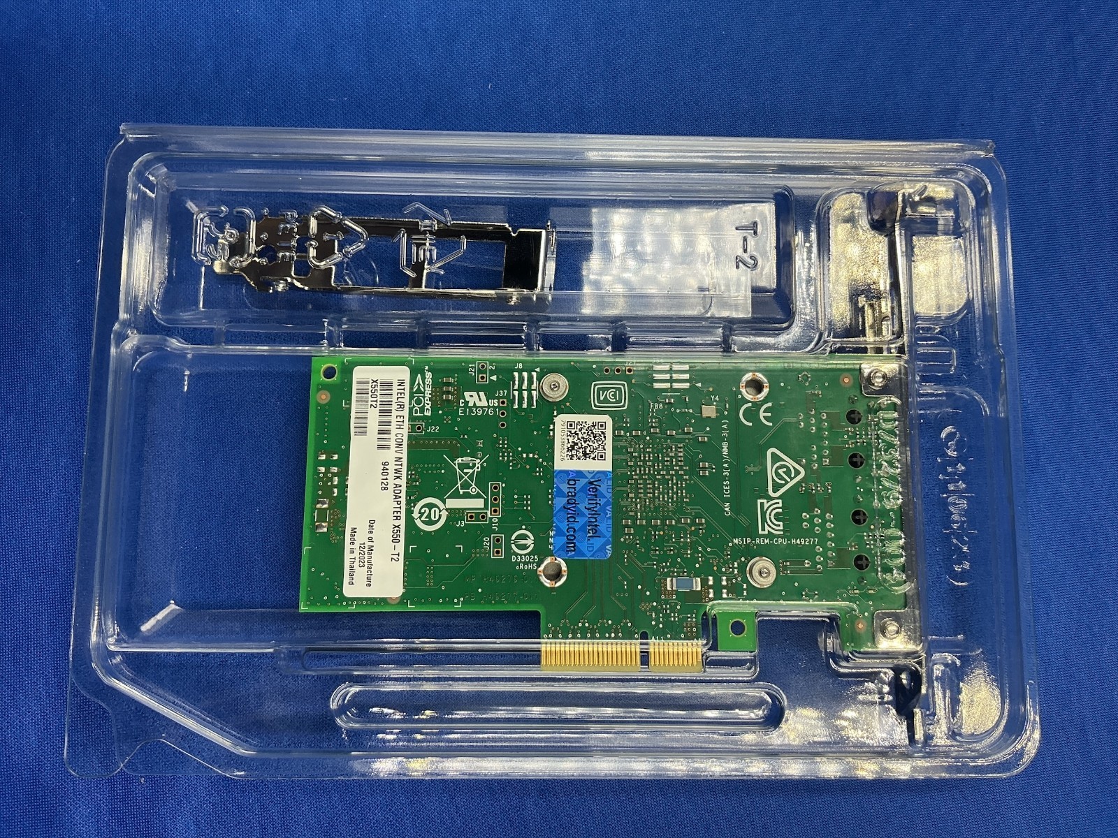 X550T2 Intel 10Gb RJ45 Ethernet Converged PCIe Network Adapter X550-T2 X550T2BLK