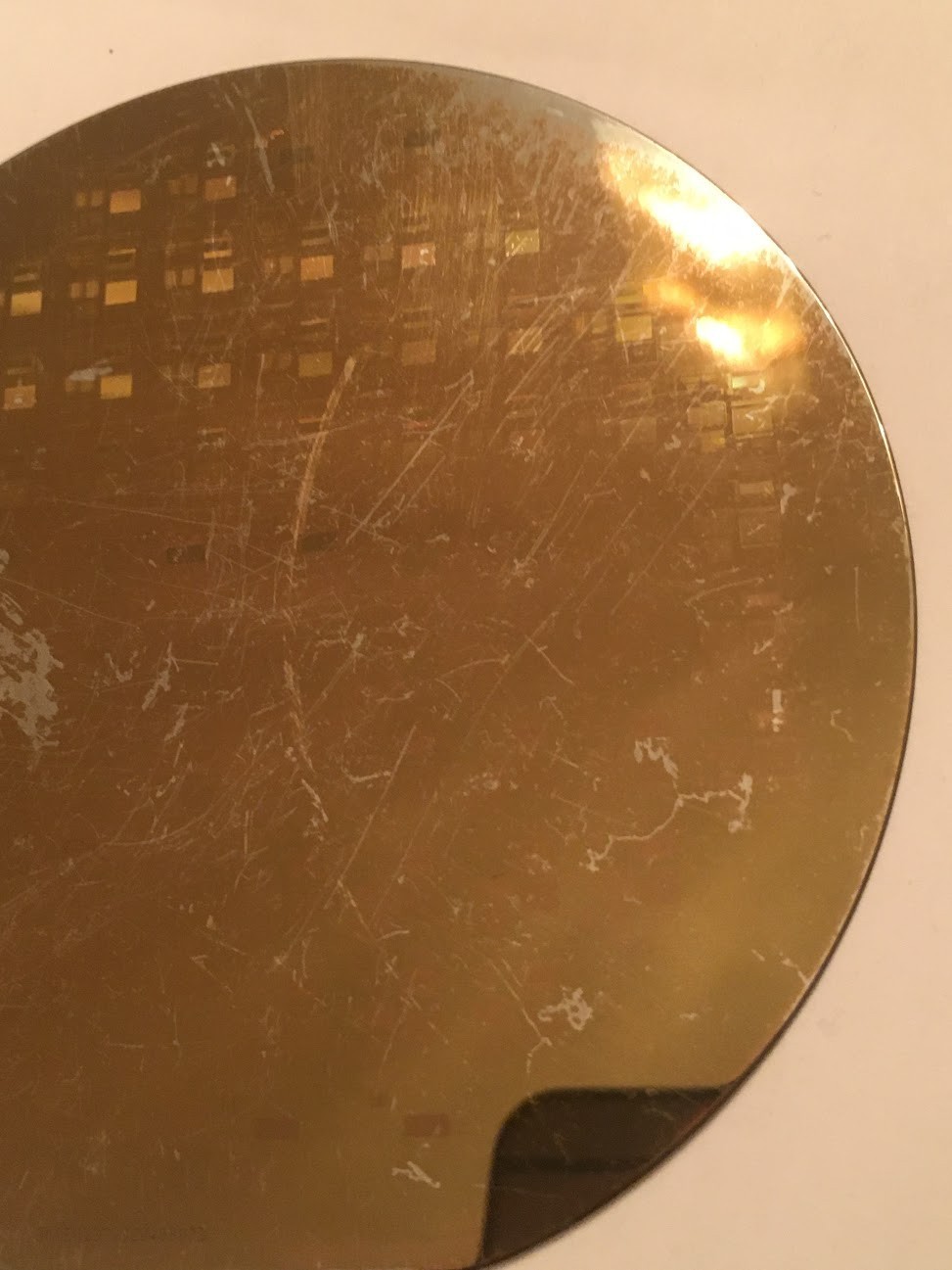 4″ Unknown Silicon Wafer 1980s Extremely Rare