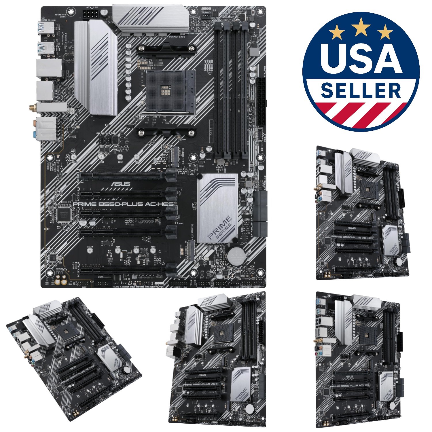 ASUS Prime B550-PLUS AC-HES: Comprehensive Cooling & Enhanced Power Design