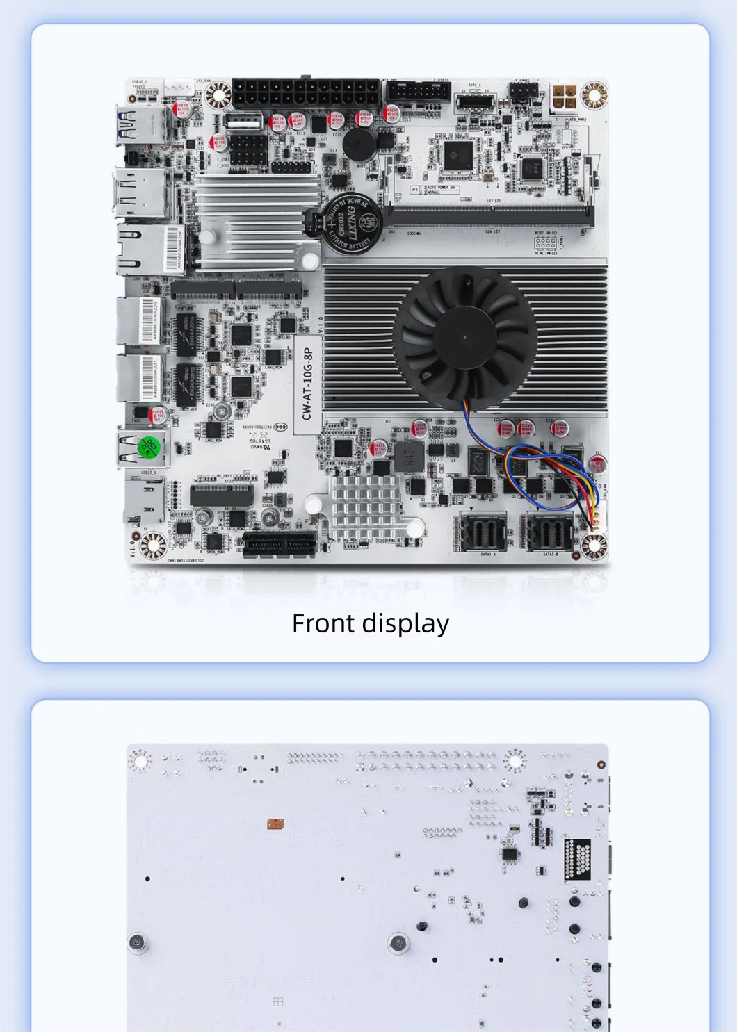 Intel i3-N300 10G 8-Bay NAS Motherboard N150 2.5G LAN 2*NVMe 2*SFF-8643 PCIex1