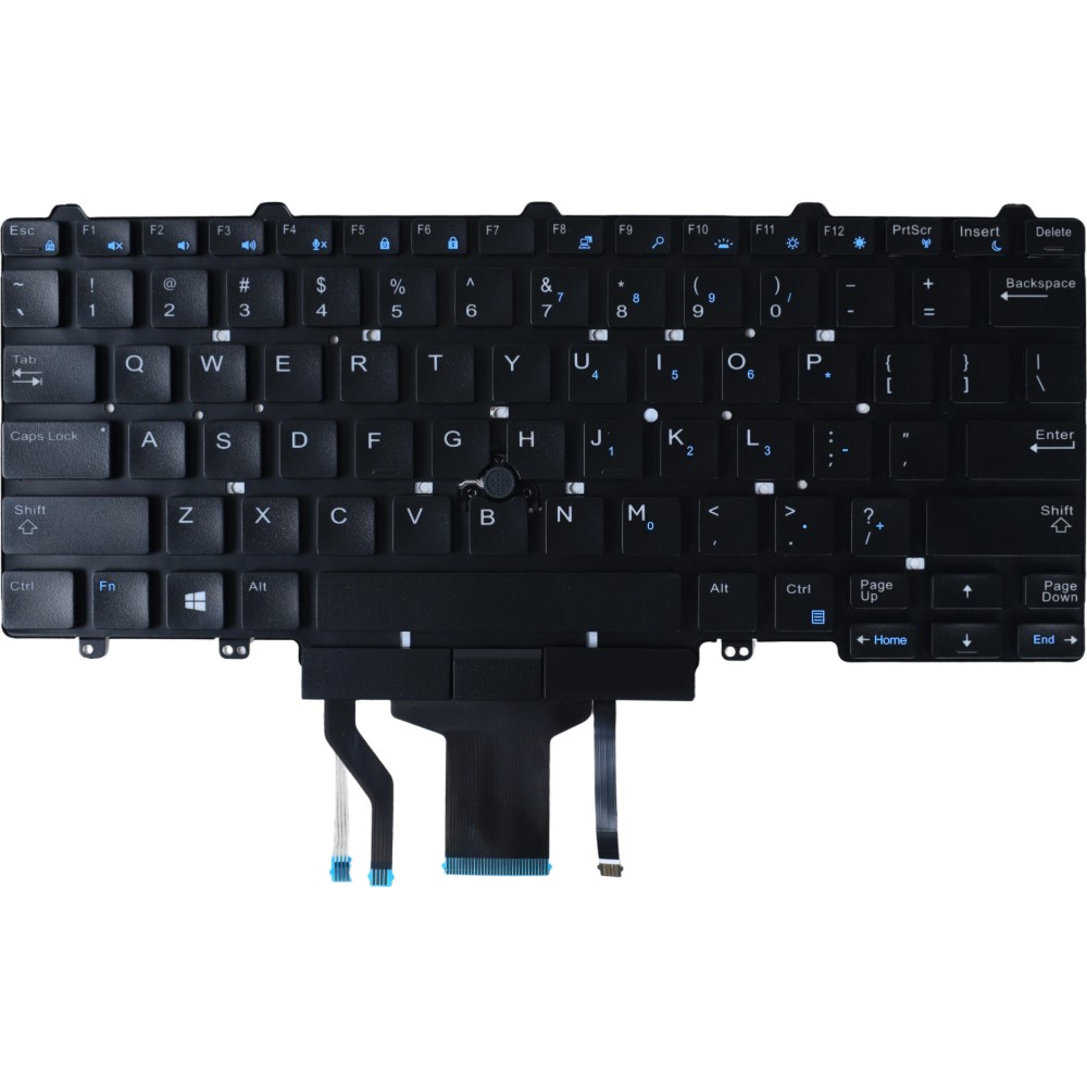 Backlit Keyboard w/ Pointer For Dell Latitude 5490 5491 5495 7490 Laptops 6NK3R