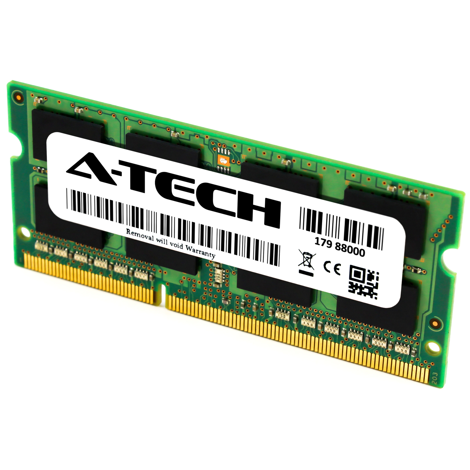 A-Tech 8GB PC3-10600 Laptop SODIMM DDR3 1333MHz 204pin Notebook Memory RAM 1x 8G