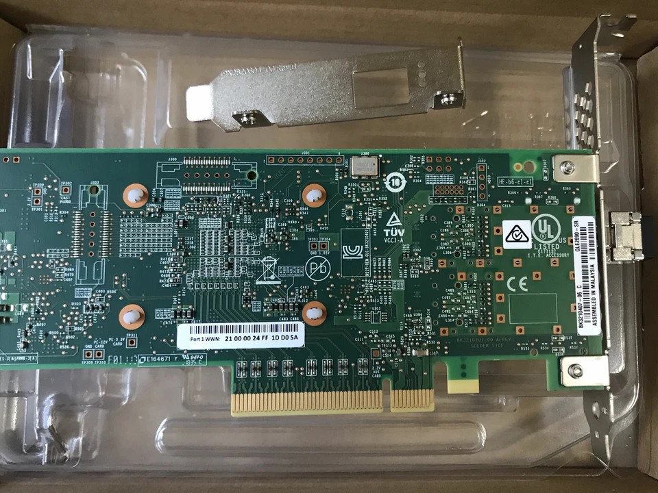 New QLE2690-SR QLOGIC/MARVELL 16GB FC SINGLE PORT PCIE 3.0 X1 SFP HBA