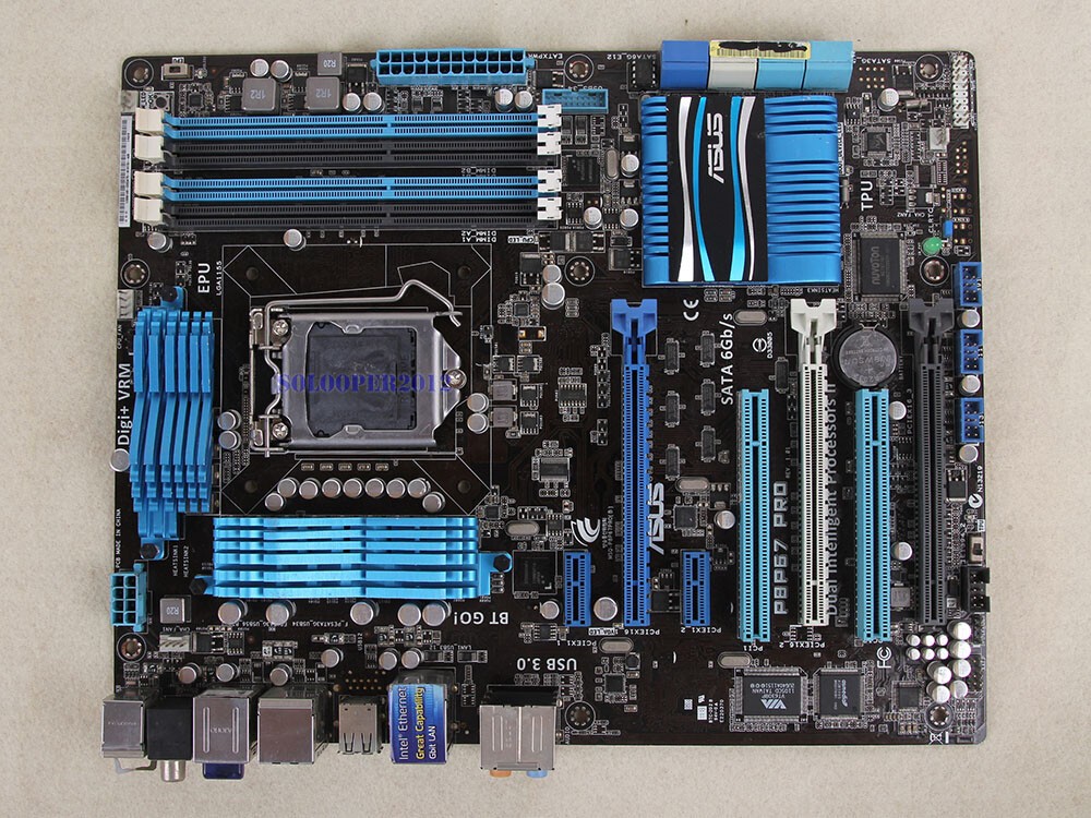 ASUS P8P67 PRO Socket 1155/H2 Motherboard Intel P67 DDR3 ATX USB3.0 SATA3.0