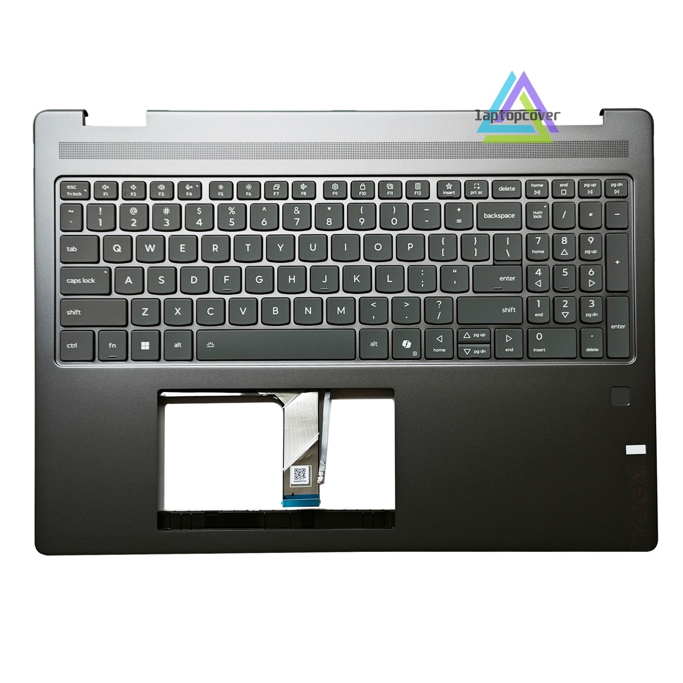 New 5CB1R68028 For Lenovo Yoga 7 2-in-1 16ILL10 83JT 16″ Palmrest Keyboard Gray