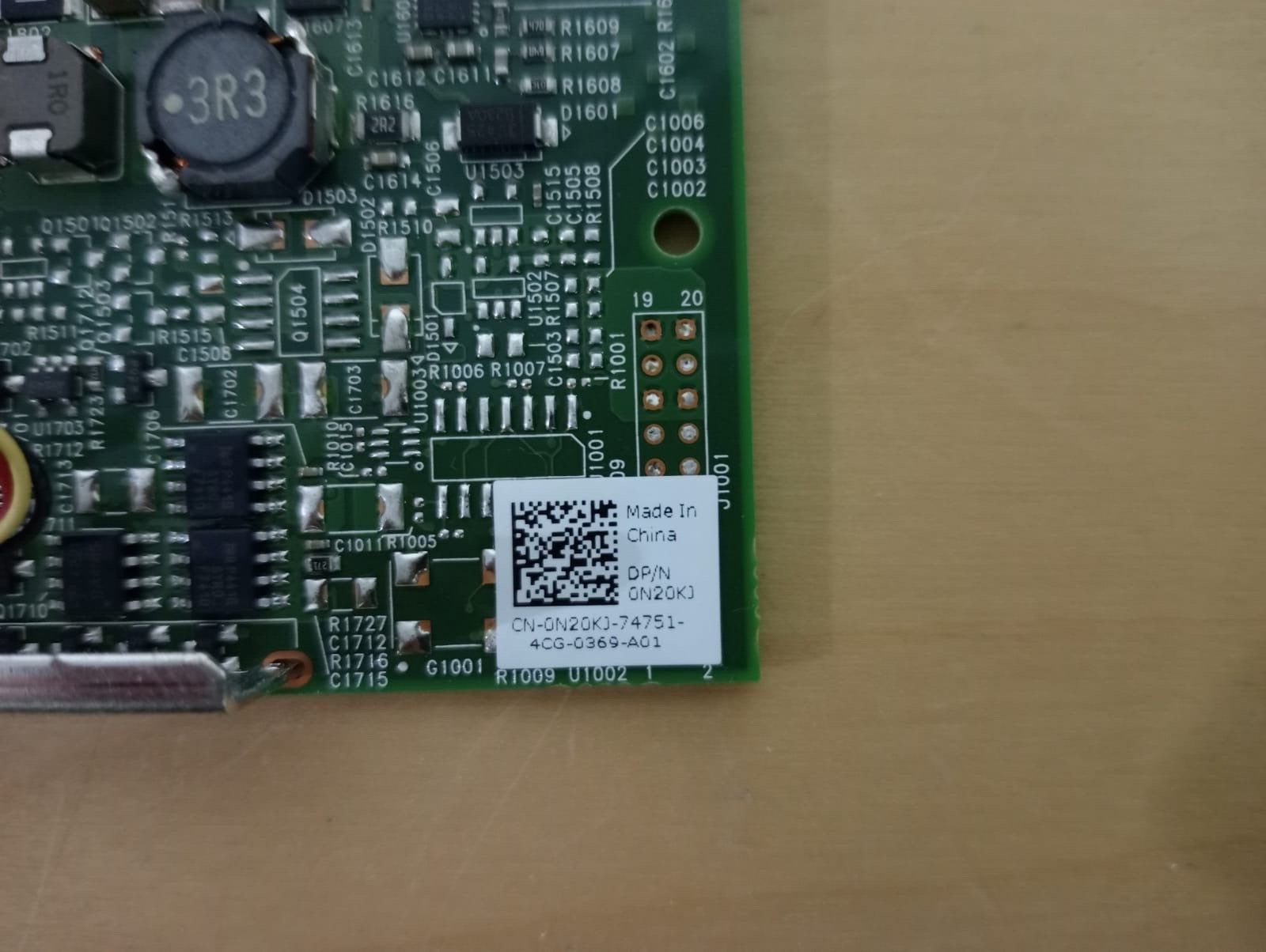 DELL 152629785 CARD 10 Gbps Dual port SFP+ Network Adapter N20KJ, MKF72