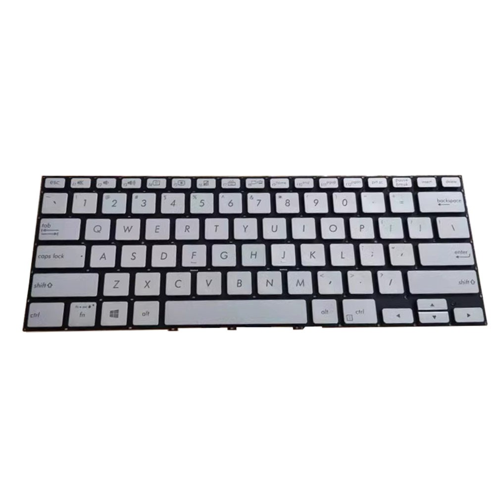 Laptop Keyboard For ASUS UM462 UM462DA United States US Silver With Backlit