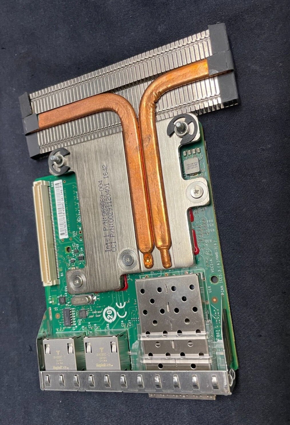 Dell Intel X520 i350 Dual Port 10GbE Base-T and Dual Port 1GbE NIC C63DV