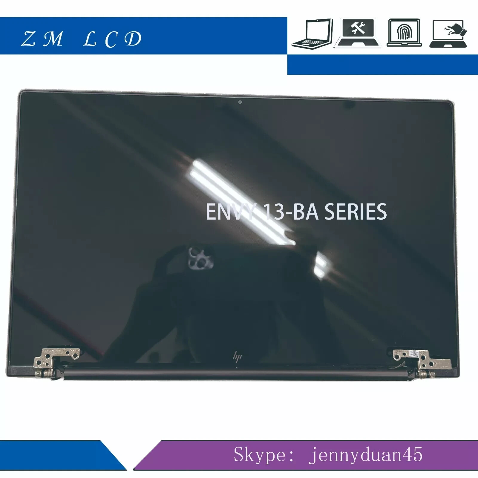 HP ENVY 13T-BA100 L96780-001 16:9 13.3 in LED Touch Screen Assembly