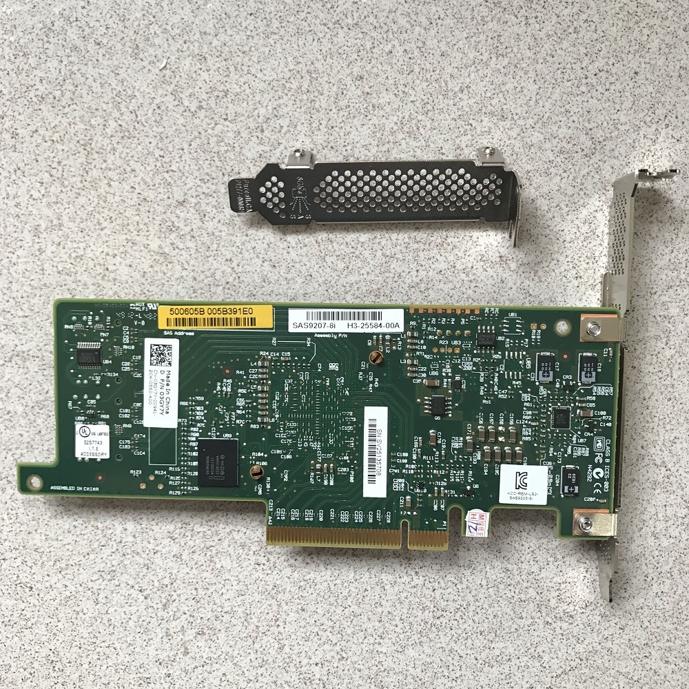 LSI SAS 9207-8i IT Mode SATA SAS 6Gb/s PCI-E 3.0 Host Bus Adapter Card