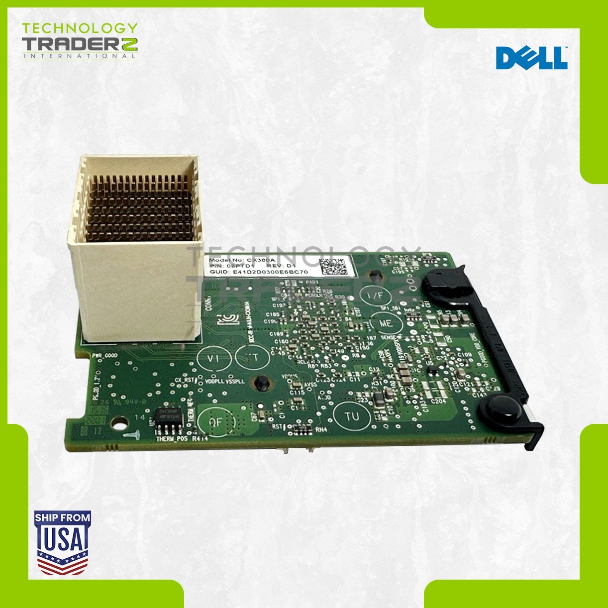 8PTD1 Dell Mellanox Connctx-3 FDR 56Gbps PCI-E 3.0 x8 Infiniband Mezzanine Card