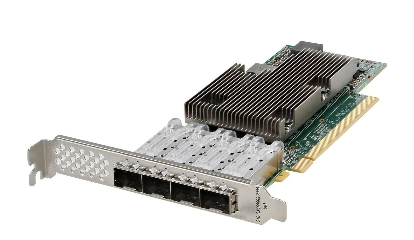 Dell Broadcom 57504 25Gb Quad Port SFP28 SFP+ Full Height Network Card FH