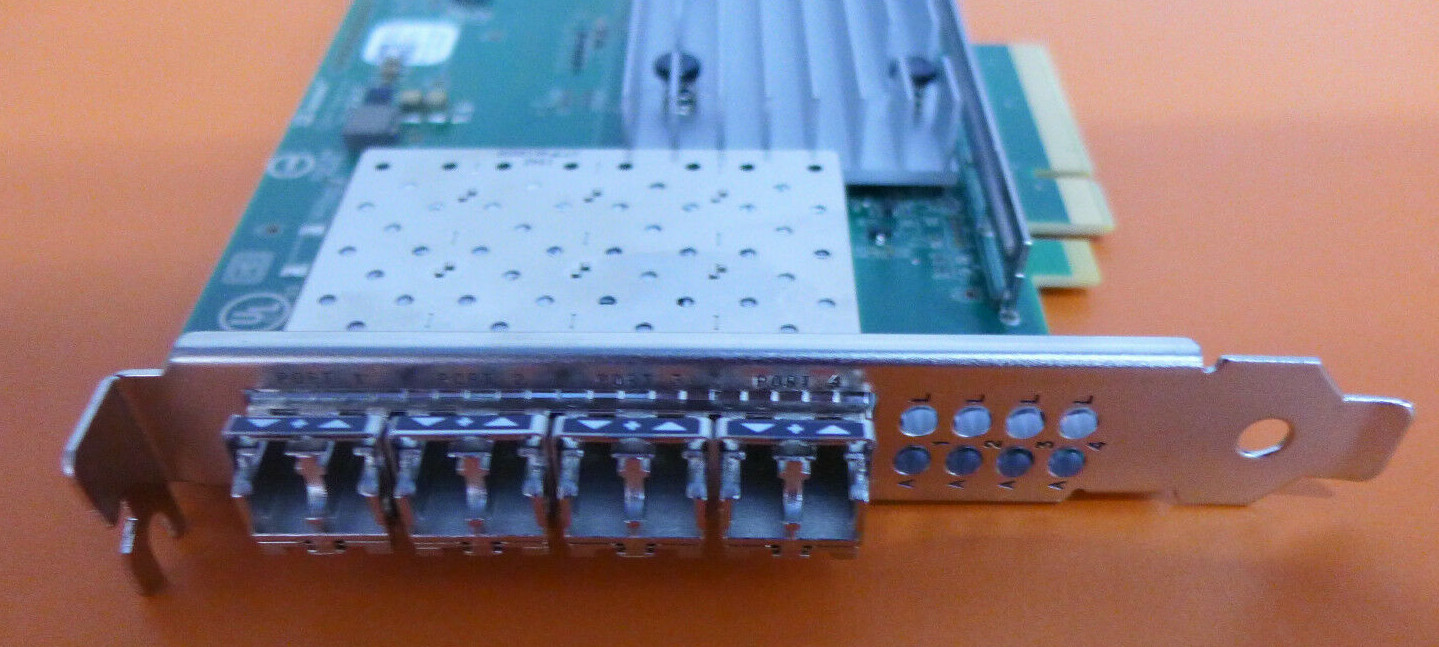 QLogic QL41164 Quad Port 10Gb SFP Converged Network Adapter Dell 0HY9T