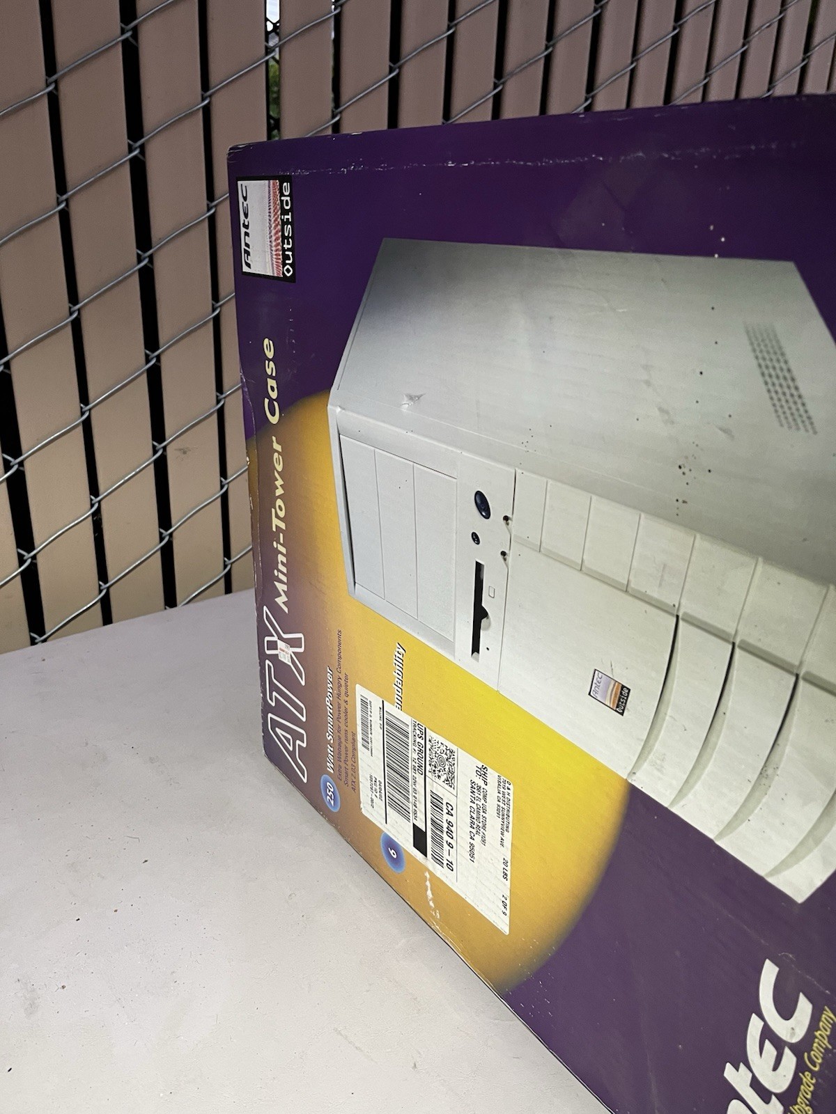 New Antec KS382 ATX Mini-Tower Computer Case PP255XH 250W SmartPower PSU Beige