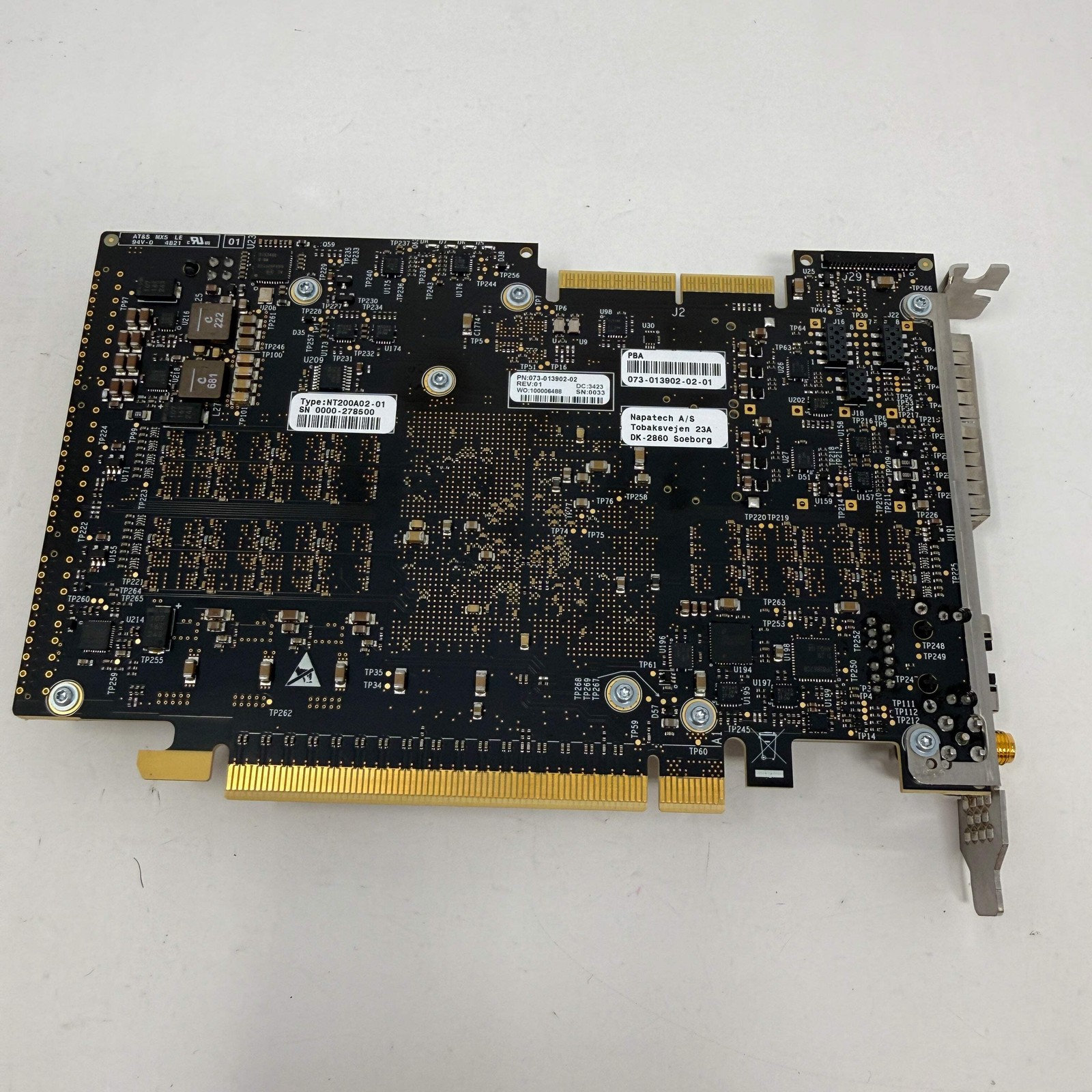 Napatech NT200A02-N SmartNIC / FPGA-Based Network Accelerator Card
