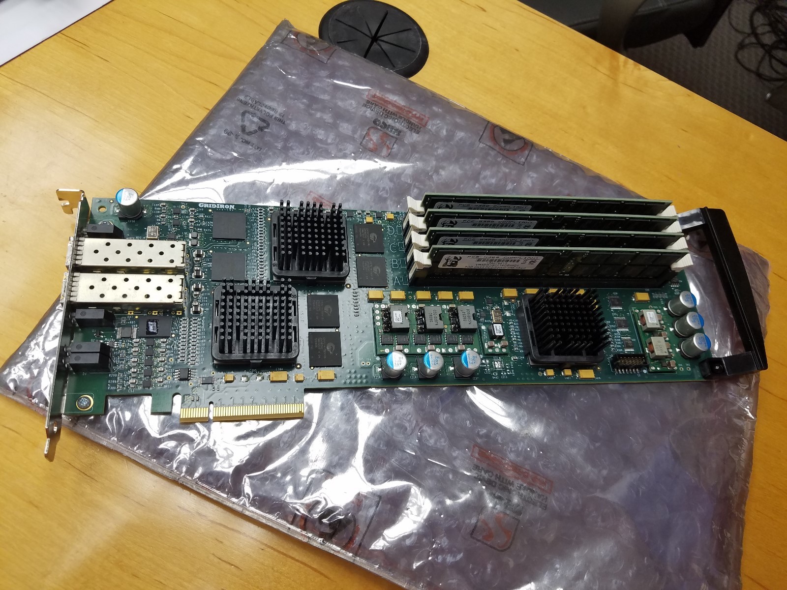 Gridiron gi-1001044 SAN Network Storage Accelerator PCIe Card with 32GB RAM