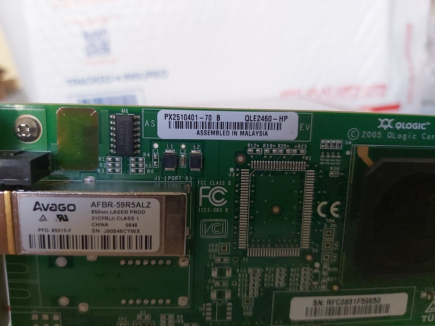 QLogic QLE2460-E PCI Express x4 Fiber Channel 4Gbps Adapter Short BRACKET!!!!