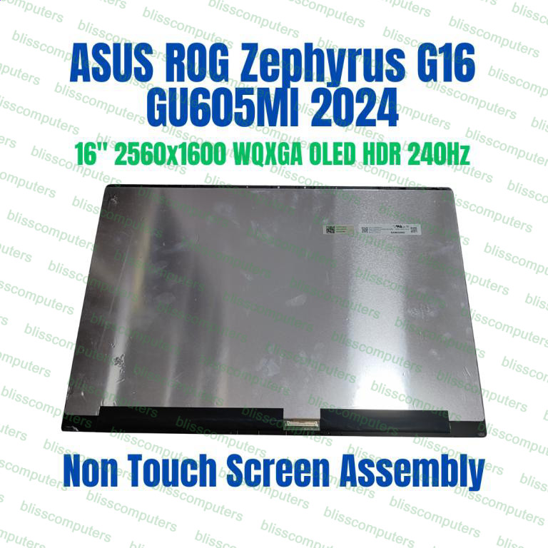 ATNA60DL01-0 16″ OLED Screen Laptop AMOLED Display QHD 2560×1600 240Hz Non Touch