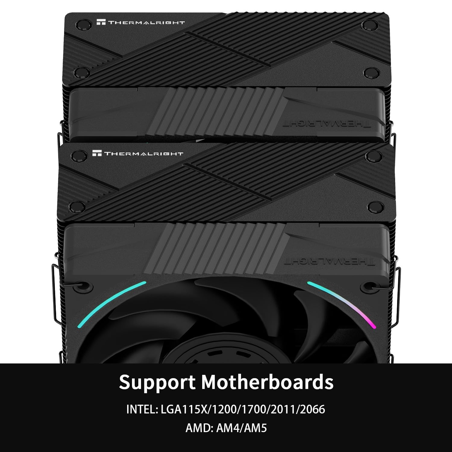Phantom Spirit 120 EVO CPU Cooler,7×6mm Heat Pipes CPU Air Cooler,Dual PWM Fan