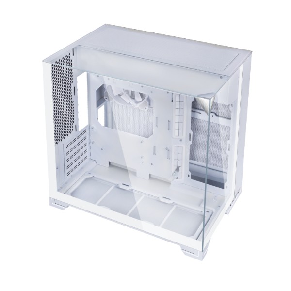 Lian-li O11 Vision-M O11VMW Dual-chamber w/140 mm Fan Micro ATX Case White
