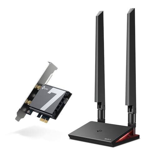 Tri-Band WiFi 7 PCIe Card for Desktop PC, Bluetooth 5.4, Multicolor LED, AMD/Int