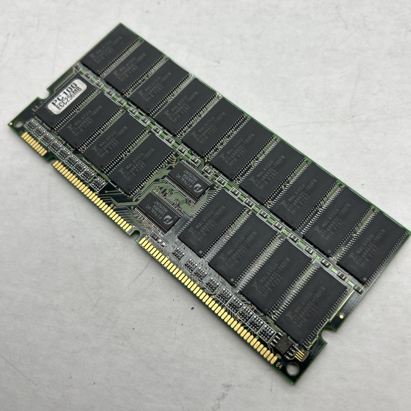 256MB PC-100 168-Pin ECC DIMM Memory Module (32×72) 256 MEG PC100 FH