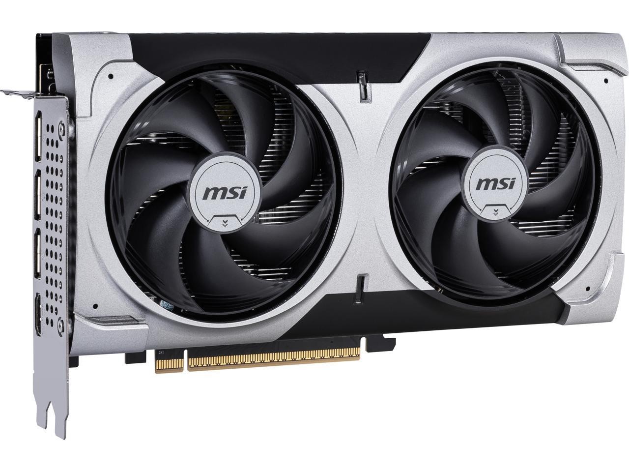 MSI Ventus GeForce RTX 5060 Ti 16GB GDDR7 PCI Express 5.0 x 16 (use x8) Graphics