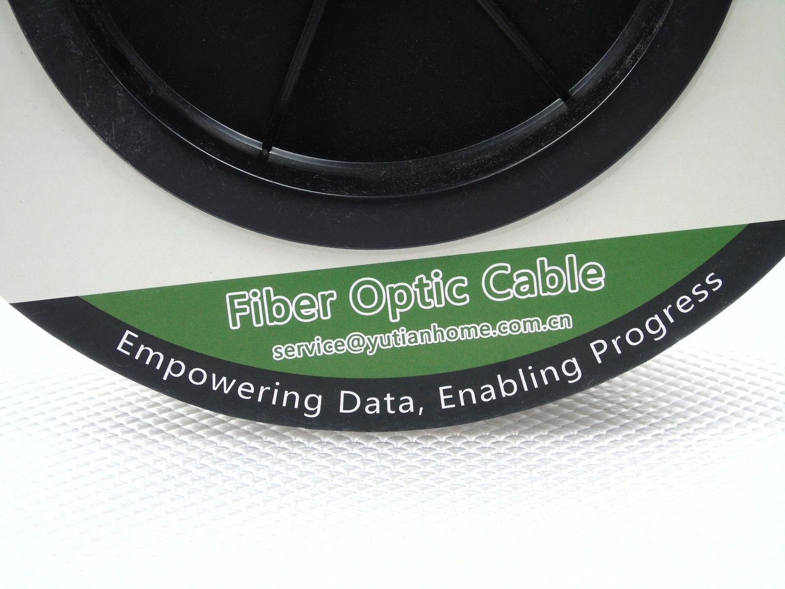 50 Meters 4 Core Industrial TPU LC to LC Outdoor Armored Fiber Optic Cable OS2