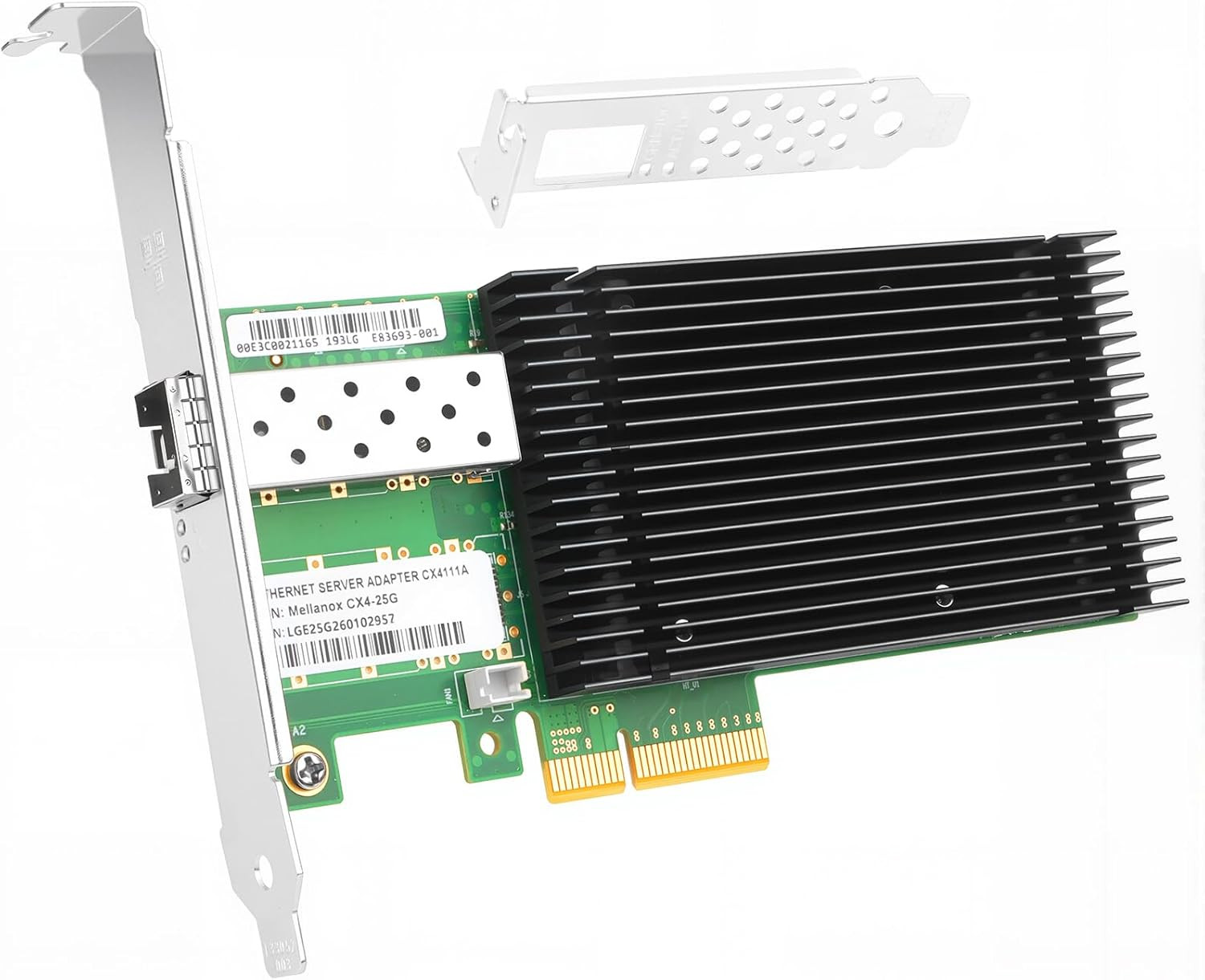 25Gbe NIC Card for Mellanox MCX4111A-SFP28-X4, Pcie 3.0 X4 25Gb Ethernet NIC wit
