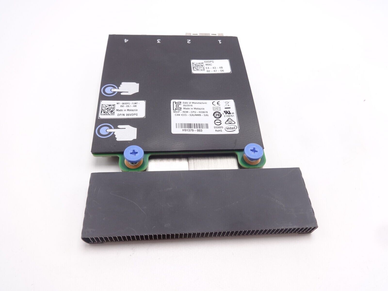 6VDPG DELL INTEL X710+ I350 QUAD PORT 10GB NETWORK CARD 06VDPG