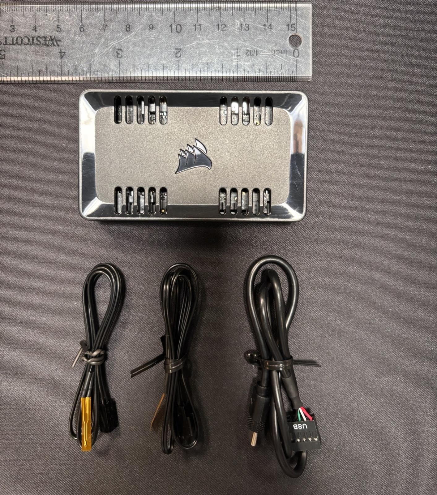 CORSAIR Commander Duo iCUE Link RGB Lighting and PWM ARGB Fan Controller – Black