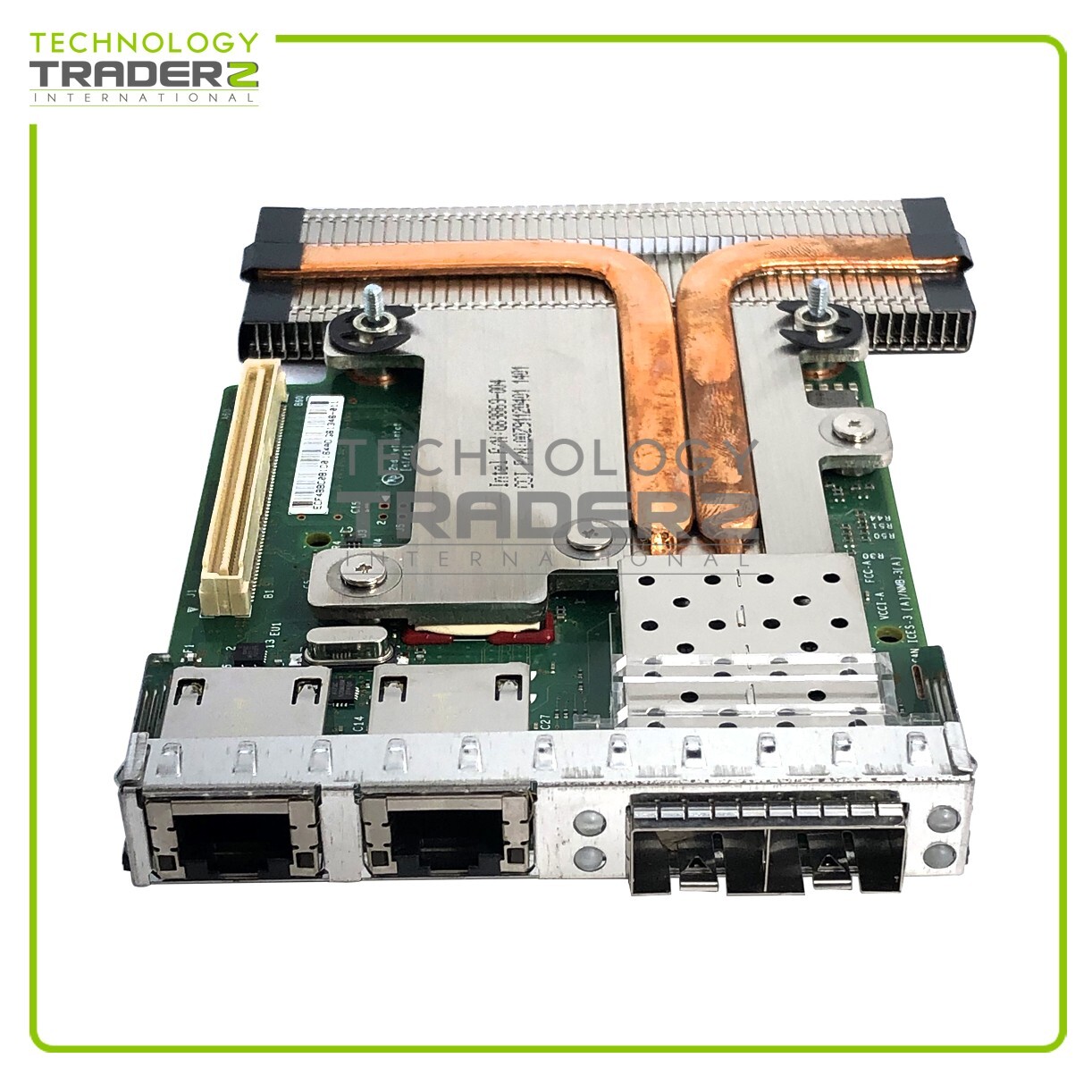 C63DV Dell Intel X520 I350 Quad Ports 2x 10Gbps SFP+ 2x 1Gbps RJ45 Daughter Card